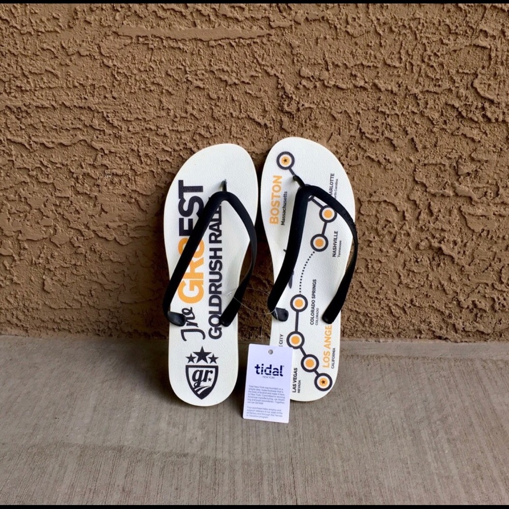 Tidal Sandals- Gold Rush Rally Edition